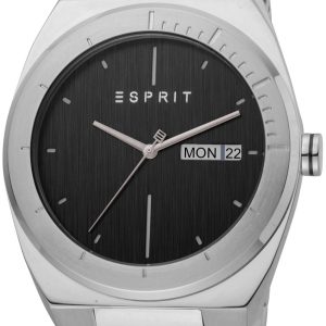 Esprit Herrklocka ES1G158M0065 Strike Svart/Stål Ø42 mm