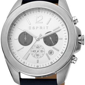 Esprit Herrklocka ES1G159L0015 Vit/Läder Ø45 mm