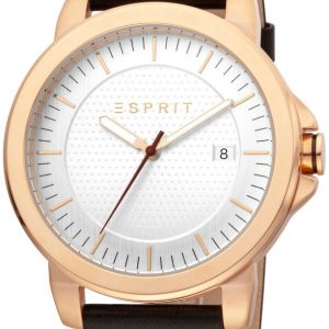 Esprit Herrklocka ES1G160L0025 Layer Vit/Läder Ø41 mm