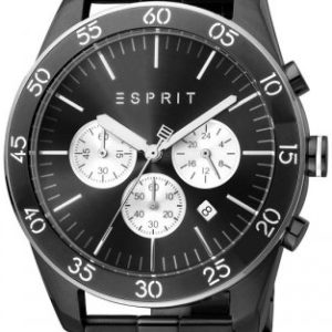 Esprit Herrklocka ES1G204M0115 Jordan Svart/Stål Ø44 mm