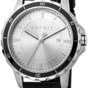 Esprit Herrklocka ES1G207P0015 Silverfärgad/Gummi Ø42 mm