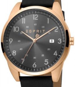 Esprit Herrklocka ES1G212L0045 Cameo Grå/Läder Ø42 mm