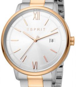 Esprit Kaye Herrklocka ES1G181M0075 Silverfärgad/Roséguldstonat