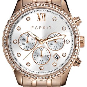 Esprit Sport Damklocka ES108732002 Silverfärgad/Roséguldstonat