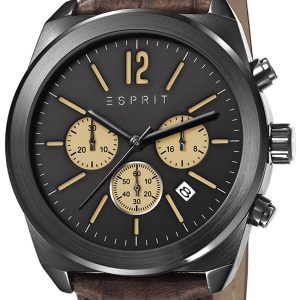 Esprit Sport Herrklocka ES107571003 Svart/Läder Ø41 mm