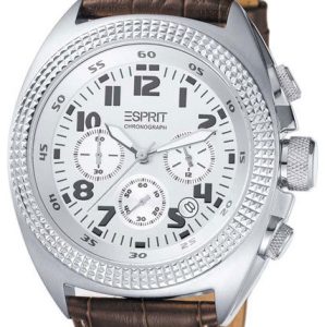 Esprit Sport Herrklocka ES900491002 Silverfärgad/Läder Ø47 mm