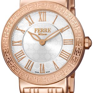 Ferrè Milano Damklocka FM1L041M0081 Silverfärgad/Roséguldstonat