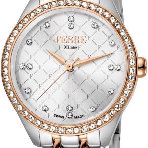 Ferrè Milano Damklocka FM1L116M0101 Silverfärgad/Roséguldstonat