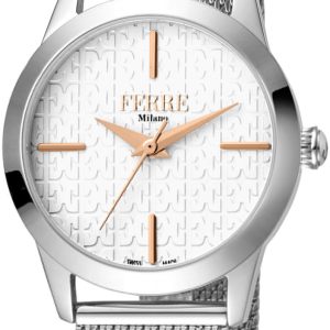 Ferrè Milano Damklocka FM1L126M0011 Luisa Silverfärgad/Stål Ø31 mm