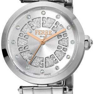 Ferrè Milano Damklocka FM1L133M0011 Silverfärgad/Stål Ø32 mm