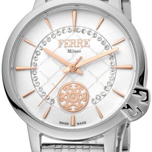 Ferrè Milano Damklocka FM1L150M0041 Silverfärgad/Stål Ø32 mm