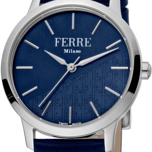 Ferrè Milano Damklocka FM1L152L0011 Donna Sara Blå/Stål Ø32 mm