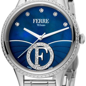 Ferrè Milano Damklocka FM1L167M0061 Donna Lucia Blå/Stål Ø34 mm