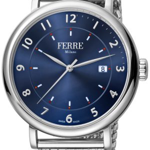 Ferrè Milano Herrklocka FM1G111M0051 Riccardo Blå/Stål Ø43 mm