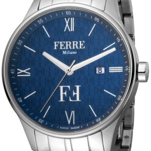 Ferrè Milano Herrklocka FM1G112M0251 Mauro Blå/Stål Ø40 mm