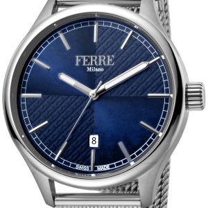 Ferrè Milano Herrklocka FM1G143M0061 Federico Blå/Stål Ø42 mm