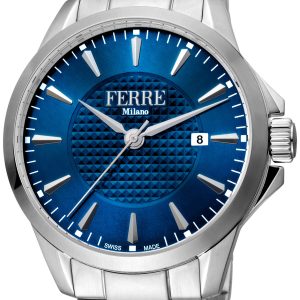 Ferrè Milano Herrklocka FM1G157M0051 Lenio Blå/Stål Ø42 mm