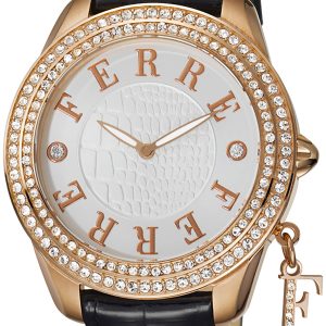 Ferrè Milano Herrklocka FM1L009L0031 Silverfärgad/Läder Ø40 mm