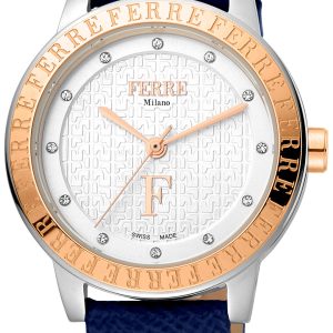 Ferrè Milano Patrizia Damklocka FM1L174L0041 Silverfärgad/Läder