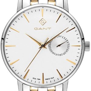 Gant 99999 Herrklocka G106004 Vit/Gulguldtonat stål Ø38 mm