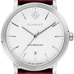 Gant 99999 Herrklocka G122001 Vit/Läder Ø40 mm