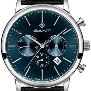 Gant 99999 Herrklocka G132008 Blå/Läder Ø43 mm