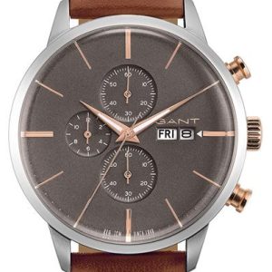 Gant 99999 Herrklocka GT063002 Grå/Läder Ø41 mm