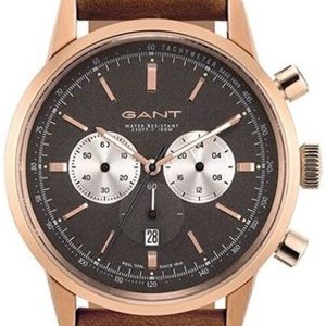 Gant 99999 Herrklocka GT064005 Grå/Läder Ø43 mm