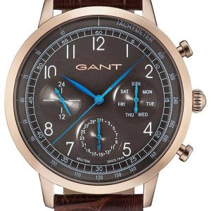 Gant 99999 Herrklocka W71204 Brun/Läder Ø42 mm