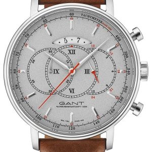 Gant Cameron Herrklocka W10899 Grå/Läder Ø45 mm