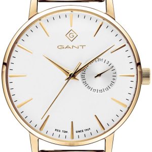 Gant Damklocka G106009 Park Hill Vit/Gulguldtonat stål Ø38 mm