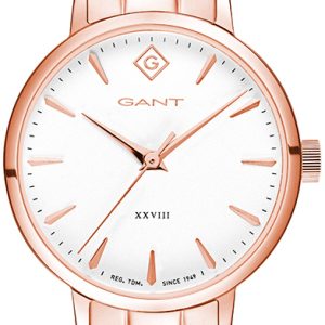 Gant Damklocka G126008 Park Avenue Vit/Roséguldstonat stål Ø28 mm