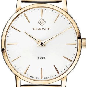 Gant Damklocka G127006 Vit/Gulguldtonat stål Ø32 mm