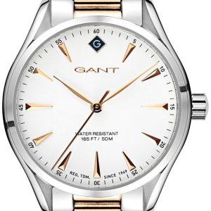 Gant Damklocka G129004 Sharon Vit/Gulguldtonat stål Ø34 mm