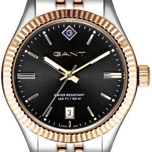 Gant Damklocka G136010 Svart/Roséguldstonat stål Ø34 mm