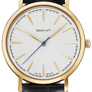 Gant Damklocka GT021004 Stanford Vit/Läder Ø36 mm