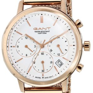 Gant Damklocka GT032002 Vit/Roséguldstonat stål Ø38 mm