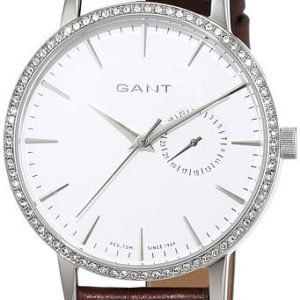 Gant Damklocka W109216 Park Hill II Silverfärgad/Läder Ø38 mm