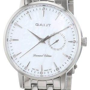 Gant Damklocka W10928 Park Hill II Vit/Stål Ø38 mm