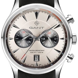 Gant Herrklocka G135013 Spencer Silverfärgad/Gummi Ø43 mm