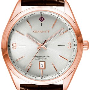 Gant Herrklocka G141005 Silverfärgad/Läder Ø43 mm