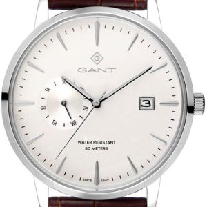 Gant Herrklocka G165002 East Hill Silverfärgad/Läder Ø43 mm