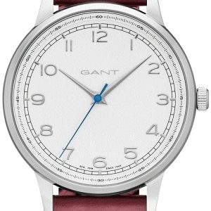 Gant Herrklocka GT025005 Vit/Läder Ø42 mm