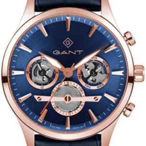 Gant Herrklocka GT131011 Blå/Läder Ø44 mm