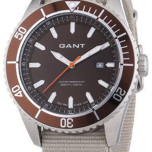 Gant Herrklocka W70633 Seabrook Brun/Textil Ø45 mm