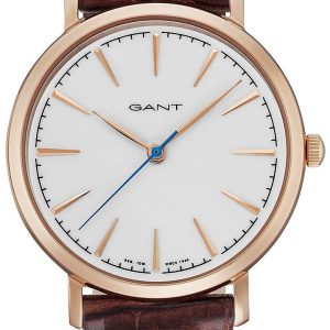 Gant Stanford Damklocka GT021003 Vit/Läder Ø36 mm