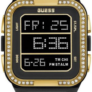 Guess 99999 Damklocka GW0224L2 LCD/Gummi