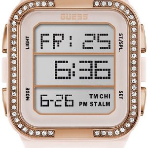 Guess Damklocka GW0224L3 LCD/Gummi