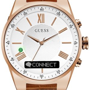 Guess Herrklocka C0002MB4 Vit/Läder Ø40 mm