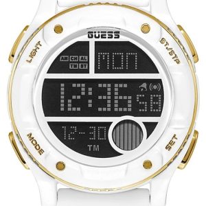 Guess Herrklocka GW0225G1 Zip Svart/Gummi Ø46 mm